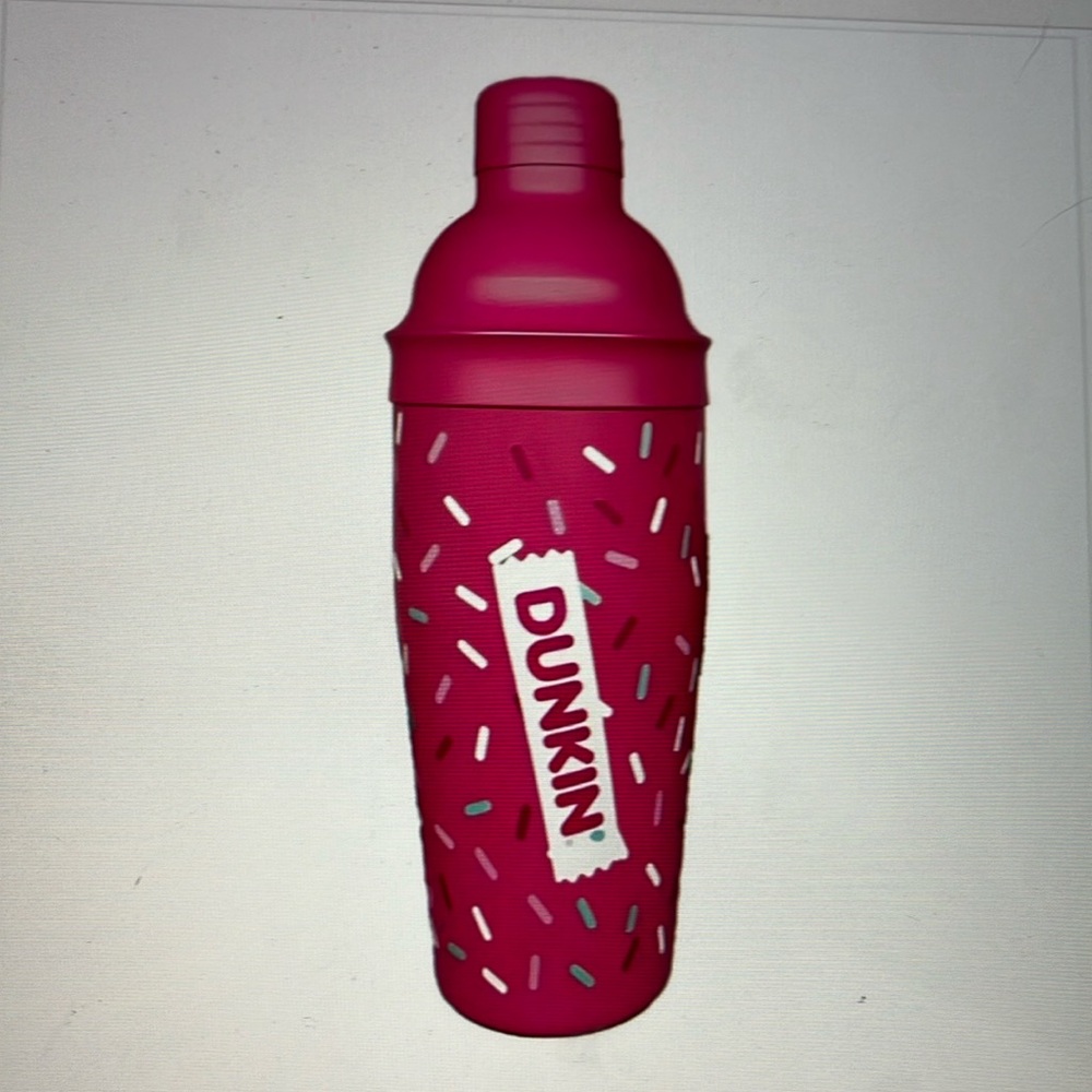 Dunkin logo cocktail shaker NIB